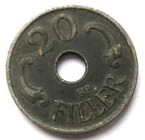 Magyar Királyság 20 fillér 1941 (E80)