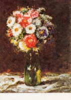 Képeslap:  Koszta József festménye.