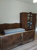 Barokk ágy és  3ajtós szekrény garnitúra