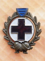 Régi vöröskereszt jelzett jelvény ritkaság - Schwertner u. cie Graz abzeichen des Roten Kreuzes -