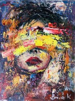 Ismeretlen szépség. Stranger Beauty serie  art by Konrad Biro .