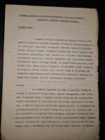 1937, Miskolc, MÁV fegyelmi bírósági jegyzőkönyv, ritka