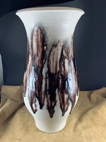 Nagy méretű (43cm) gyönyörű Bod Éva kerámia padló váza