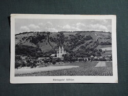 Képeslap,Máriagyűd,Kegytemplom látkép,részlet,1940-
