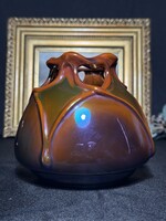 ZSOLNAY Eozin 10518 Indás váza.