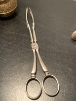 Régi ezüstözött húscsipesz