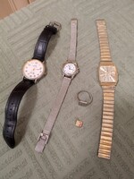 Vegyes retro vintage óra és ékszer csomag