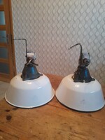 Régi ipari lámpa 2 db