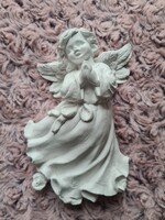Imádkozó angyalka gipsz szobor relief
