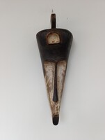 Afrikai maszk antik Fang népcsoport fa Gabon africká maska D304 228 6040