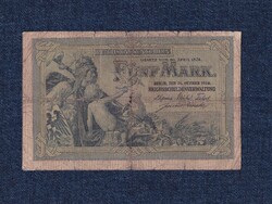 A német Birodalmi Pénztárból: 5 Márka pénztárjegy 1904