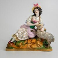 Francia kandalló óra dísz