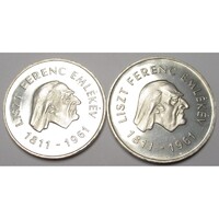 Magyarország,25-50 forint 1961 PP - Liszt Ferenc aUNC+ ezüst 750