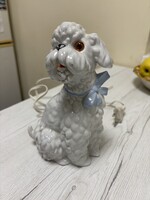 Világi kutya porcelán, hangulat lámpa