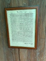 Mozart : Das Veilehen kotta keretezve