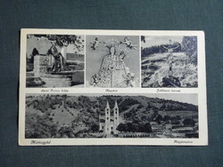 Képeslap,Máriagyűd,Kegytemplom látkép,részlet,Monostory,Szent Ferenc-rend kiadás,1940-