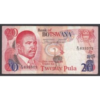 Botswana,20 pula 1982 F