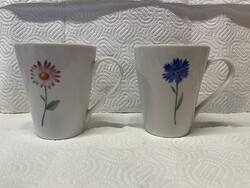 Virágos bögre két darab