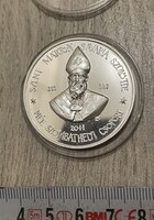 Szent Márton alpakka (?) érme Szombathelyi Éremgyüjtők Egyesülete korának meg