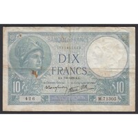 Franciaország,10 francs 1939 F