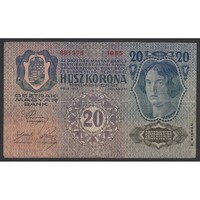 Magyarország,20 kronen/korona 1913 F