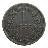 Ausztria,1 krajcár 1885 EF+ réz