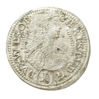 Németország,Christian Ulrich 1 krajcár 1683 - Württemberg-Oels hercegség - Szilézia VF ezüst 0.75g