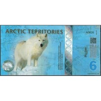 Arctic Territories,6 polar dollar 2013 UNC