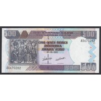 Burundi,500 francs 2007 UNC