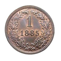 Ausztria,1 krajcár 1885 aUNC+ réz