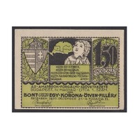 Magyarország,1.50 korona 1920 - Amatőrök Forgalmi Szövetkezete aUNC+