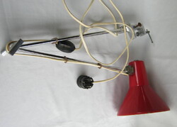 Retro Szarvasi fém íróasztali állítható lámpa