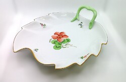 Herendi virágos leveles kínáló (ZAL-R80810)