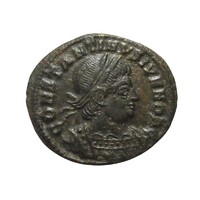 Római Birodalom,II. Constantinus follis 330-333 Siscia - GLORIA EXERCITVS EF bronz