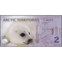 Arctic Territories,2 polar dollar 2010 UNC