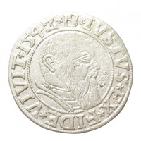 Németország,Brandenburgi Albert 1 garas 1542 - Porosz Hercegség VF+ ezüst 1.98g