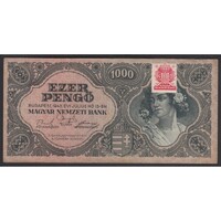 Magyarország,1000 pengő 1945 VF+
