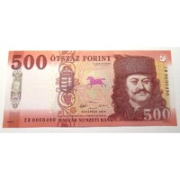 Magyarország,500 forint 2018 ED- ALACSONY SORSZÁM UNC