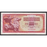 Jugoszlávia,100 dinara 1965 - BAROQUE VG