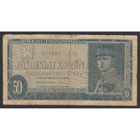 Csehszlovákia,50 korun 1948 S F