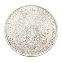 Ausztria,1 florin 1858 A EF+ ezüst 12.34g900