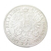 Ausztria,1 florin 1880 EF+ ezüst 12.34g900