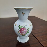 Herendi PBR rózsa mintás porcelán váza