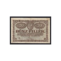 Magyarország,20 fillér 1920 - 22 széria F