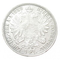 Ausztria,1 florin 1889 EF+ ezüst 12.34g900