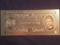 1947. 10 forint - aranyozott másolat