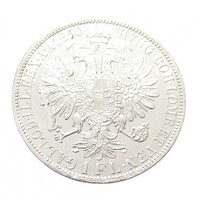 Ausztria,1 florin 1860 A EF+ ezüst 12.34g900