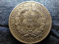 Franciaország Indokína .900 Ezüst 1 Piaszter 1908 A