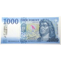 Magyarország,1000 forint 2017 DD - ALACSONY SORSZÁM UNC