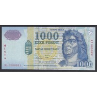 Magyarország,1000 forint 1998 DA - MINTA aUNC+